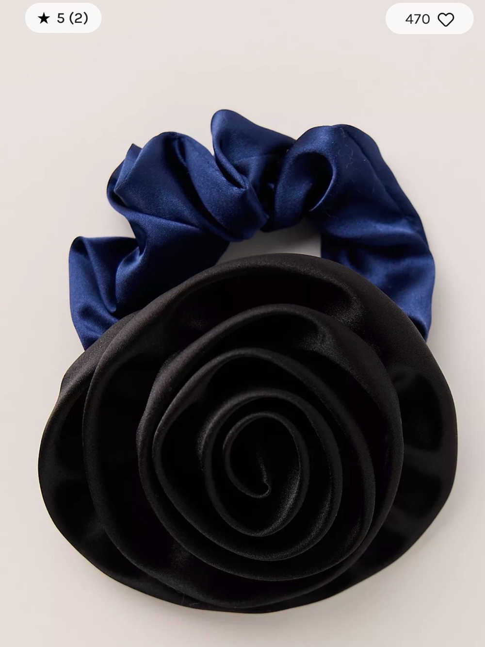 Free People thorns and roses pony. NWT. Black